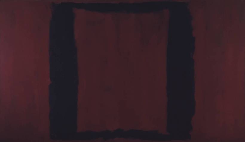 Black on Maroon 1959 by Mark Rothko